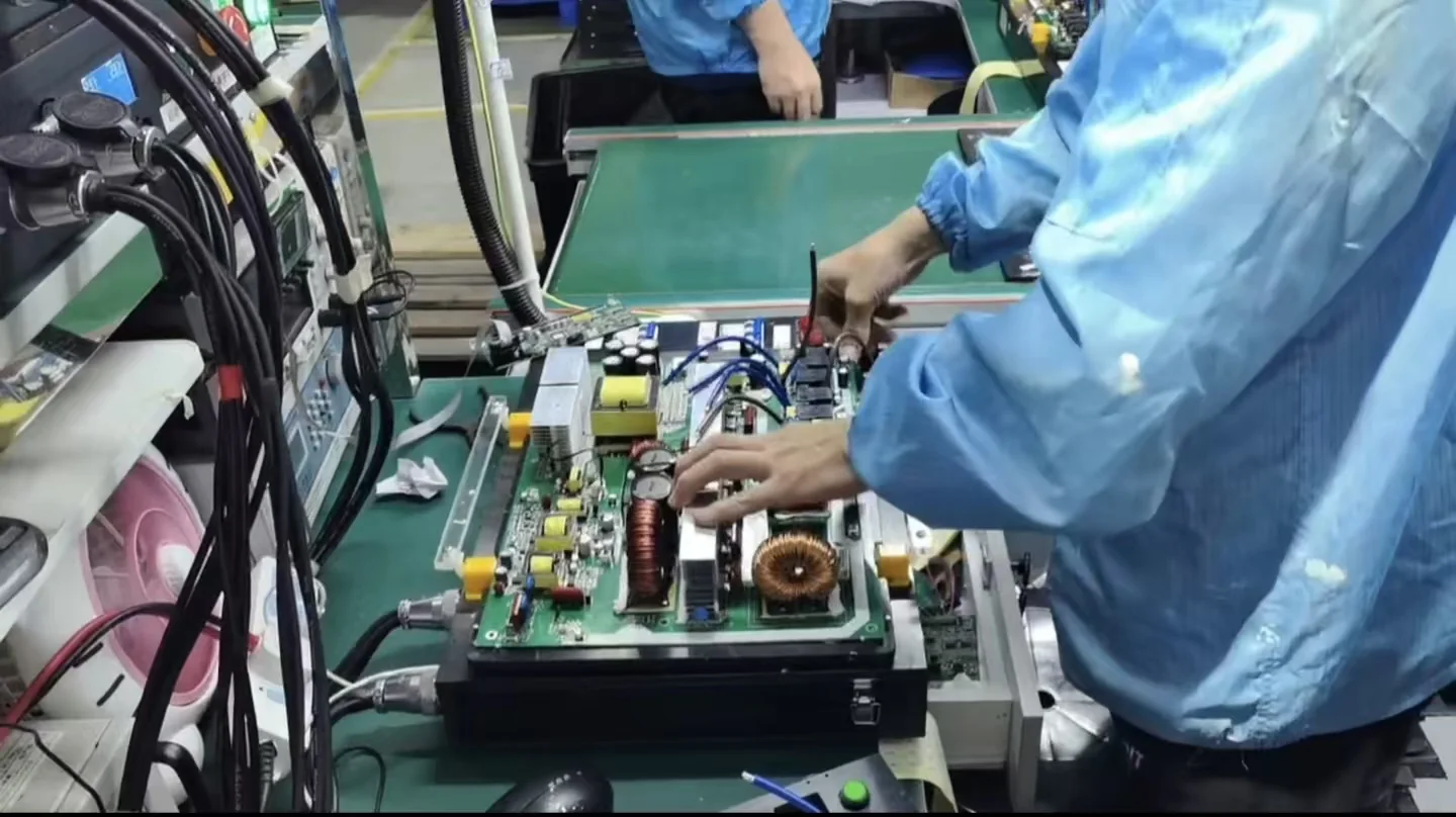 Hands-on inverter circuit-board assembly at HOMESOL