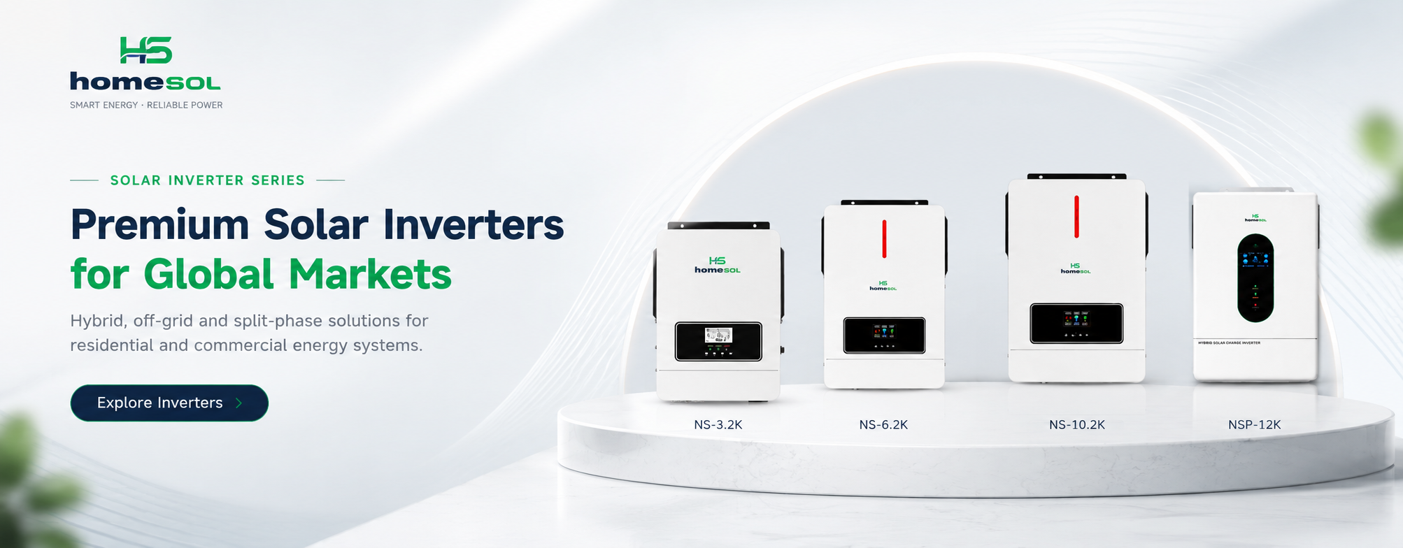 HOMESOL solar inverter product line