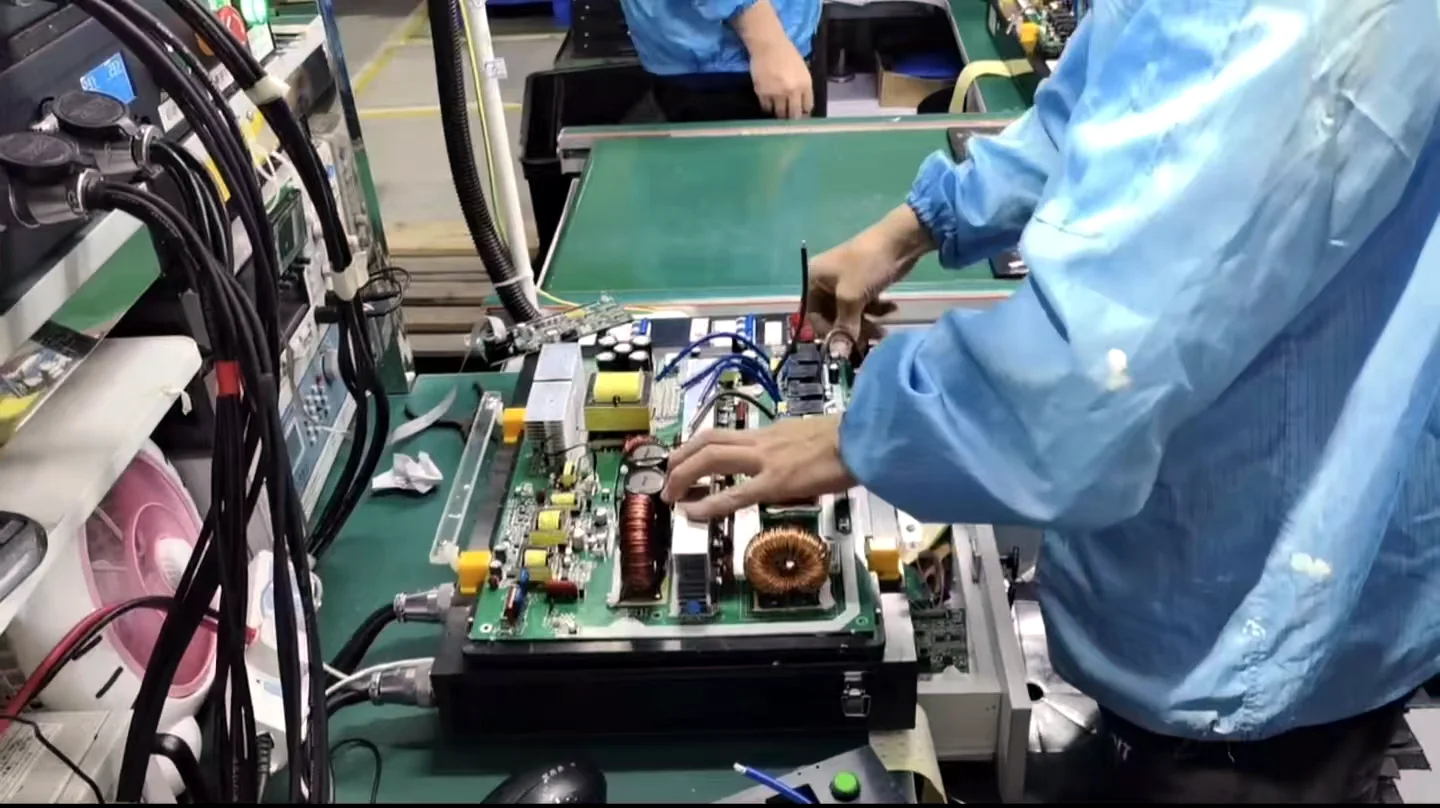 Real HOMESOL inverter production process
